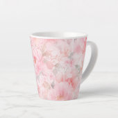 Blozende Waterverf Bloemen Latte Mok (Rechterhoek)