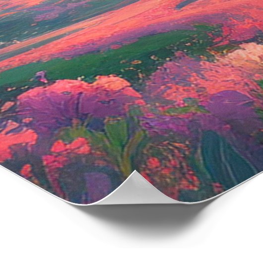 Blozende weiden poster (Hoek)