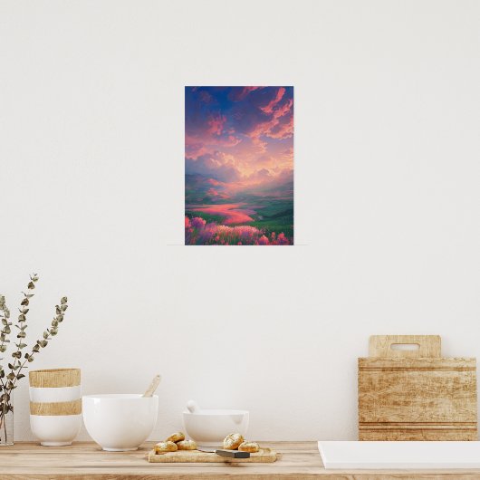Blozende weiden poster (Keuken)