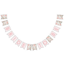 Blozende Wilde Bloemen Bruid Wordt Bunting Banner
