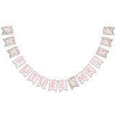 Blozende Wilde Bloemen Toekomstige Mrs Bruidsbanne Vlaggetjes (Alle)