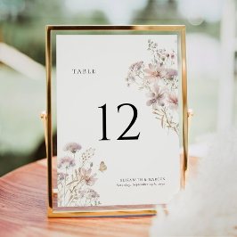 Blozende Wildebloem Boho Trouwtafel Nummer