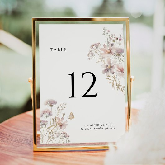 Blozende Wildebloem Boho Trouwtafel Nummer