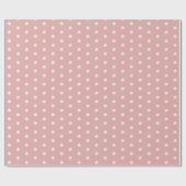 Blozende witte sterren cadeaupapier (Vlak)