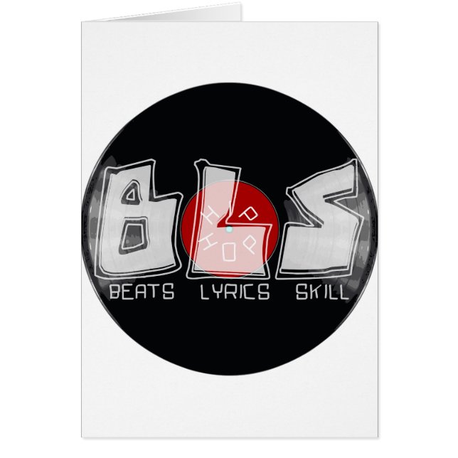 BLS slaat tekst vaardigheidHIP HOP (Voorkant)