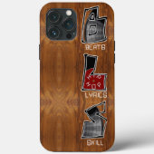 BLS slaat tekst vaardigheidHIP HOP Case-Mate iPhone Case (Achterkant)