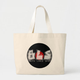 BLS slaat tekst vaardigheidHIP HOP Grote Tote Bag