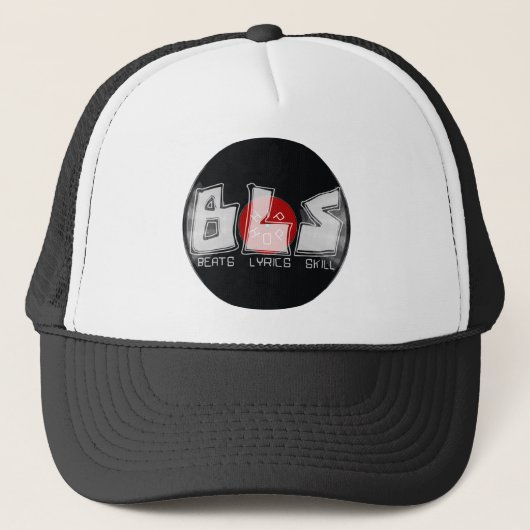 BLS slaat tekst vaardigheidHIP HOP Trucker Pet (Voorkant)
