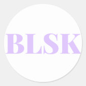 BLSK sticker  (Voorkant)