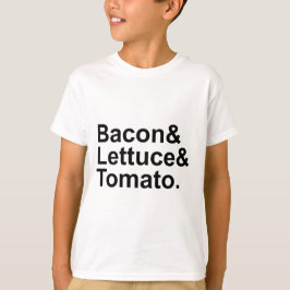 BLT Bacon Lettuce Tomato List String T-shirt