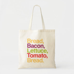 BLT Brood, Bacon, sla, tomaat, brood Tote Bag