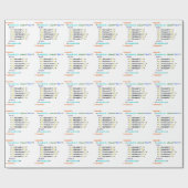 BLT HTML Funny Geek Sandwich Cadeaupapier (Vlak)