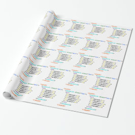 BLT HTML Funny Geek Sandwich Cadeaupapier
