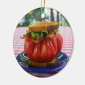 BLT met Giant Tomato Keramisch Ornament (Links)