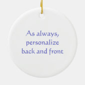 BLT met Giant Tomato Keramisch Ornament (Achterkant)