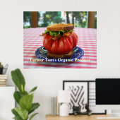 BLT met Giant Tomato Poster (Thuiskantoor)
