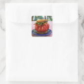 BLT met Giant Tomato Vierkante Sticker (Tas)