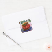 BLT met Giant Tomato Vierkante Sticker (Envelop)