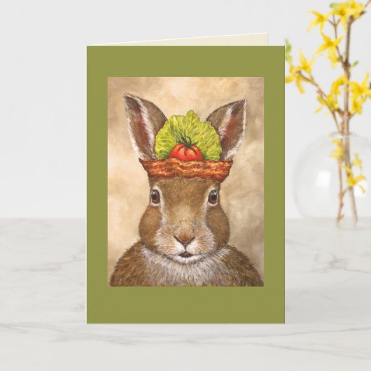 BLT op een Bun-kaart Kaart (Gele Bloem)