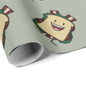 BLT Sandwich Bacon Lettuce en Tomato Foods Design Cadeaupapier (Rol Hoek)