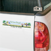 BLU-bumper sticker Ik remt voor vogels! (Op Truck)