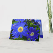 Blu Daisy Bedankkaart (Voorkant)