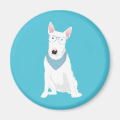 Blu de Bull Terrier Magneet (Voorkant)