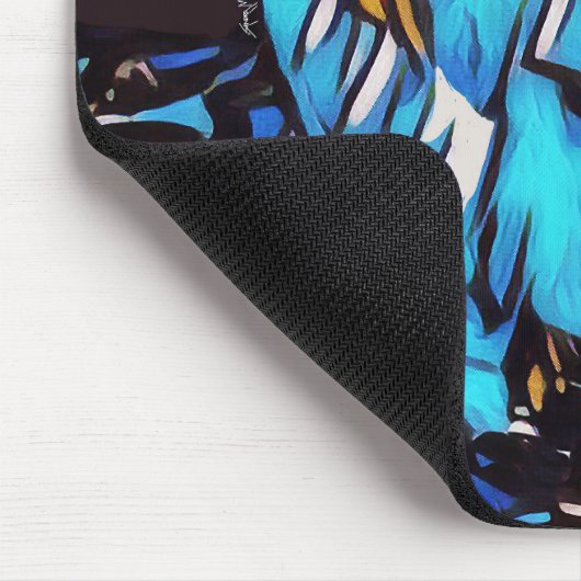 BLU GENES hond lapphund mousepad Muismat (Hoek)