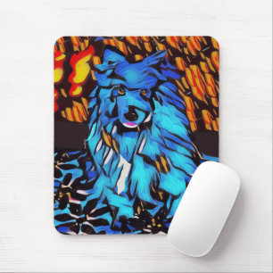BLU GENES hond lapphund mousepad Muismat