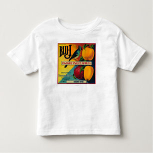 Blu-J Apple Crate LabelWatsonville, CA Kinder Shirts