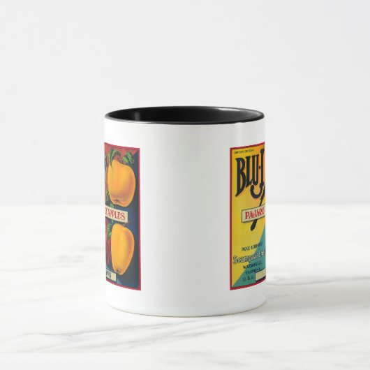 Blu-J Apple Crate LabelWatsonville, CA Mok (Midden)