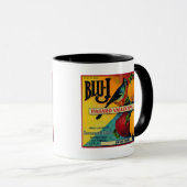 Blu-J Apple Crate LabelWatsonville, CA Mok (Voorkant rechts)