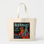Blu Knight Fruit Label Grote Tote Bag (Voorkant)