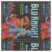 Blu Knight Fruit Label Stof (Close Up)