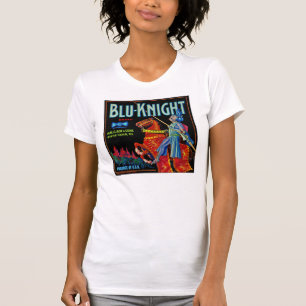 Blu Knight Fruit Label T-shirt
