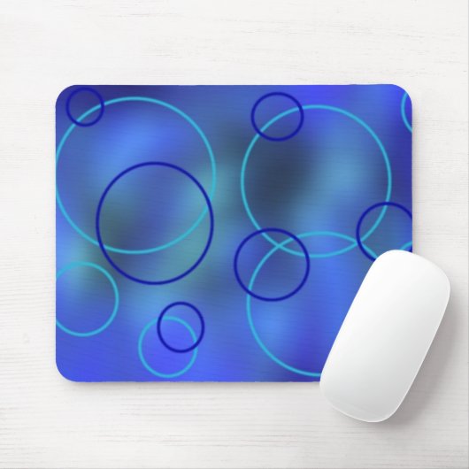 Blu Neon Mousepad Muismat (Met muis)