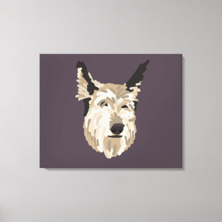 Blu Portrait Canvas Art - Achtergrond