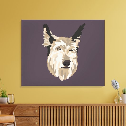 Blu Portrait Canvas Art - Achtergrond (Insitu (Woonkamer))