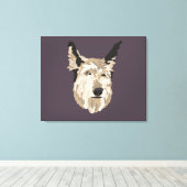 Blu Portrait Canvas Art - Achtergrond (Insitu (Houten vloer))