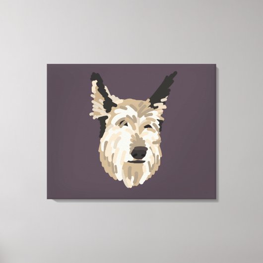 Blu Portrait Canvas Art - Achtergrond Afdruk (Voorkant)