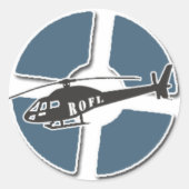 BLU RoFL Copter Sticker (Voorkant)