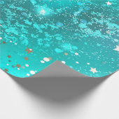 Blu sky cadeaupapier (Hoek)