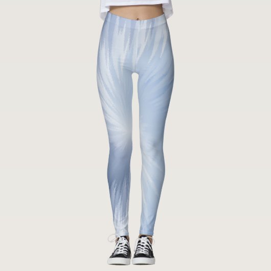 Blu Steel Tie Dye Ultra-stretch-Leggings Leggings (Voorkant)