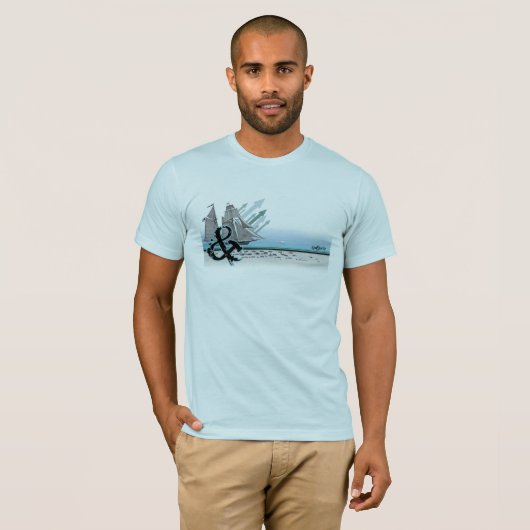 "Blu" van Nick T-shirt (Voorkant volledig)