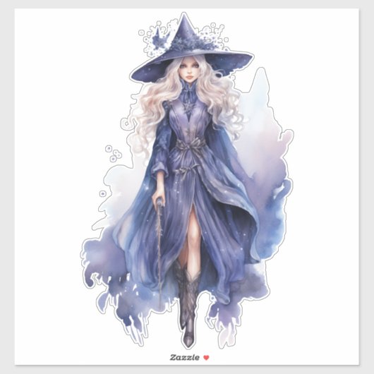 blu witch sticker (Vel)