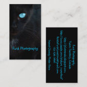 BLUB Blue Eyed Black Cat Visitekaartje (Voorkant / Achterkant)