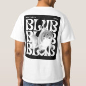 Blub Life – Chill Grunge Vis Quote T-shirt (Achterkant)