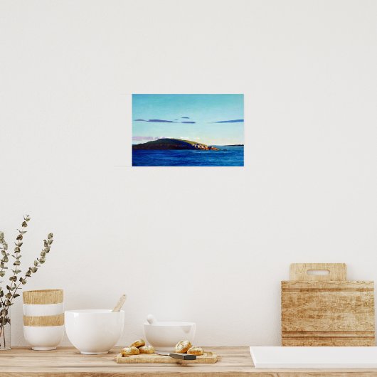 Blubber Island, Maine door Newell Convers Wyeth Poster (Keuken)