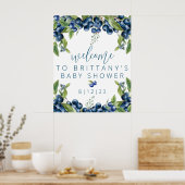 Bluberry Baby shower Poster (Keuken)