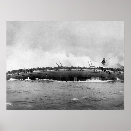 Blücher Sinks Poster (Voorkant)